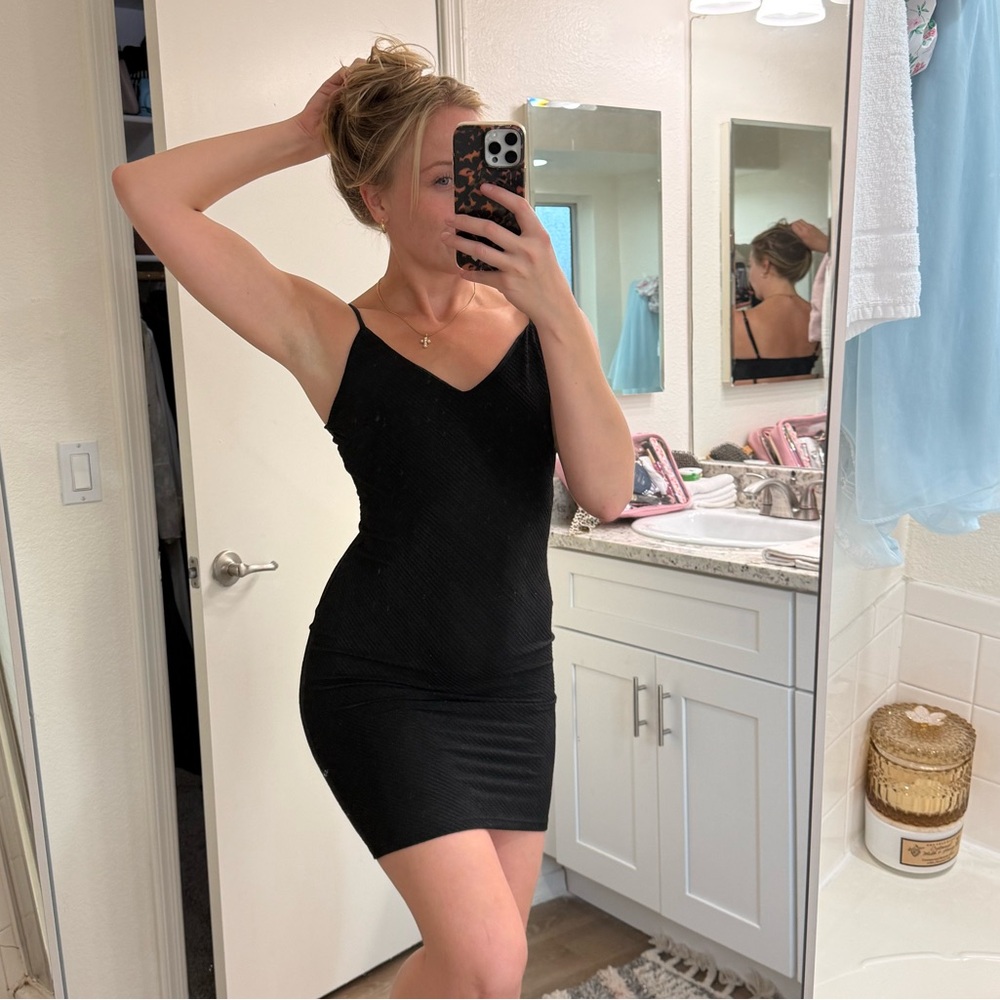 Little Black Dress Haute Monde Sleek Black Mini Dress